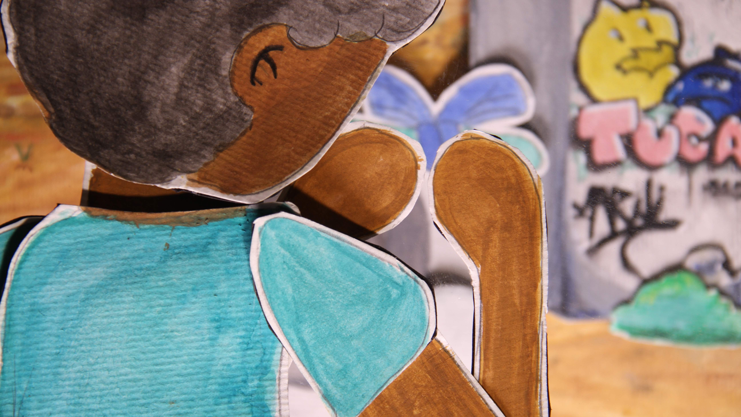 Animação de recorte realizada no Dragonframe